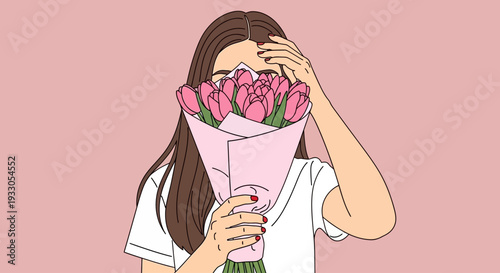 Easter celebration with bunnies and eggs in a vibrant spring landscape viewed from above