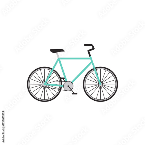 Simple Illustration of a Bicycle.