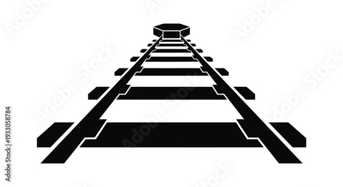 Black and white illustration of a stylized mesoamerican pyramid with stairs
