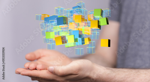 Artistic image of a person ...