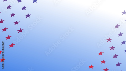 American stars background. Patriotic USA design with stars on blue field for national holidays, election banners, political design, and patriotic promotions.