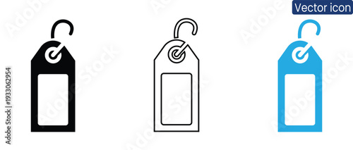 Versatile set of price tags for product labeling and display in retail and e-commerce settings