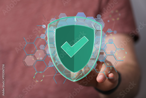 Concept of cybersecurity, d...