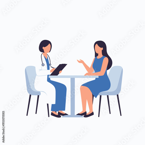 Doctor consulting patient, medical examination, healthcare, doctor-patient relationship, medical checkup