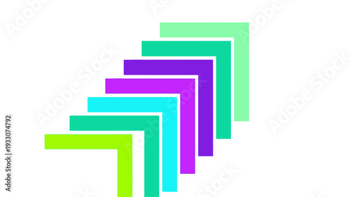 Colorful Abstract Arrows Pointing Upward, Representing Growth and Progress