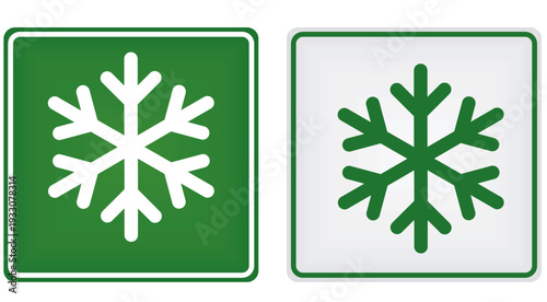Keep frozen sign. vector illustration