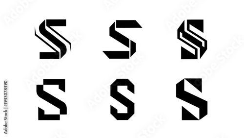 Modern S Letter Logo Designs, Geometric and Abstract Styles