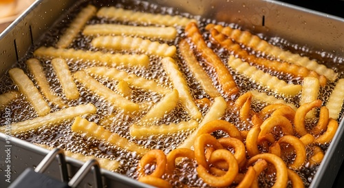 Freshly Baked Doughnuts in Industrial Tray.