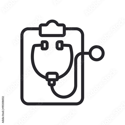 check up icons outline and Flat Style,transparent background