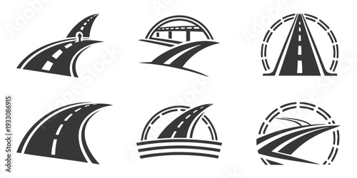 Collection of diverse and unique logo designs featuring various themes and styles Vector