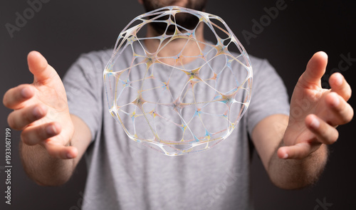 Artistic image of a person ...