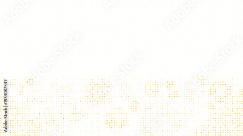 Golden dot and star abstract pattern on white background, Golden star and dot decorative abstract design backdrop