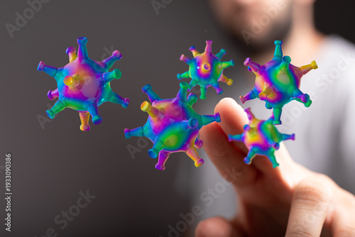 Abstract and colorful illus...