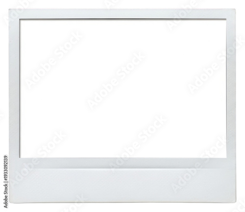 Instant camera frame png white border png classic design png photo space png nostalgic memories png isolated png transparent background image