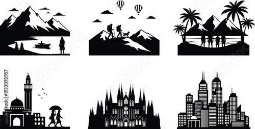 Sustainable development line icon set featuring green energy, recycling, carbon footprint, net zero, ecology, and corporate environmental responsibility ESG concepts.