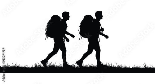 silhouettes of people