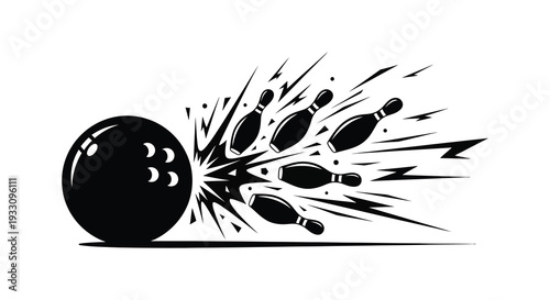 vector illustration of a black and white background