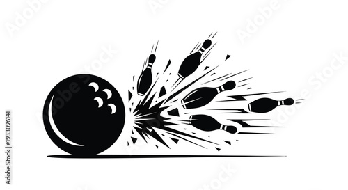 vector illustration of a black and white background