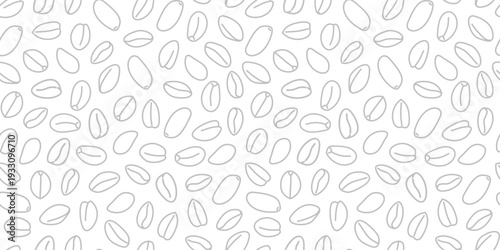 doodle peanut seamless pattern background. doodle peanuts pattern for packaging. 