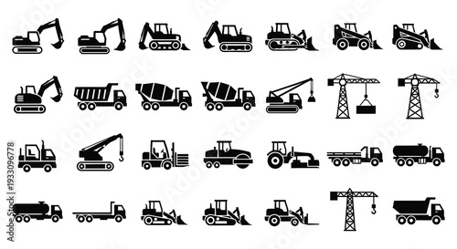 Truck icon set .