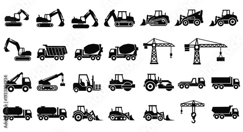 Truck icon set .
