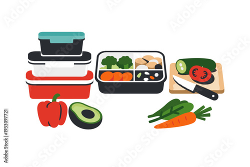 Icon healthy vector image meal white letters no text generation composition simple