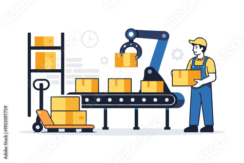 Simple text icon letters generation white composition image logistics vector no warehouse