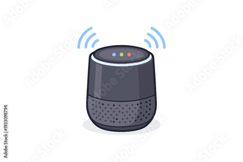 Gradients generation minimal background speaker flat clean style image white icon simple