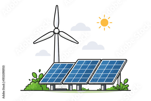 Svg gradients icon energy background renewable turbine white vector isolated mix wind