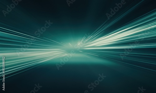 Movimento dinâmico de luzes abstratas em alta velocidade criando um efeito de túnel futurista para conceitos de inovação e conectividade digital.