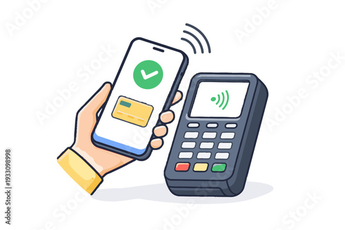 Style gradients nfc concept contactless modern image simple icon no clean generation