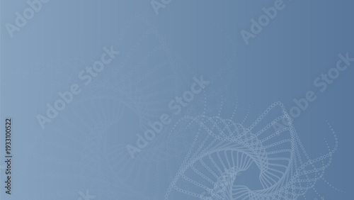 Minimal radial spiral geometry in modern blue tones