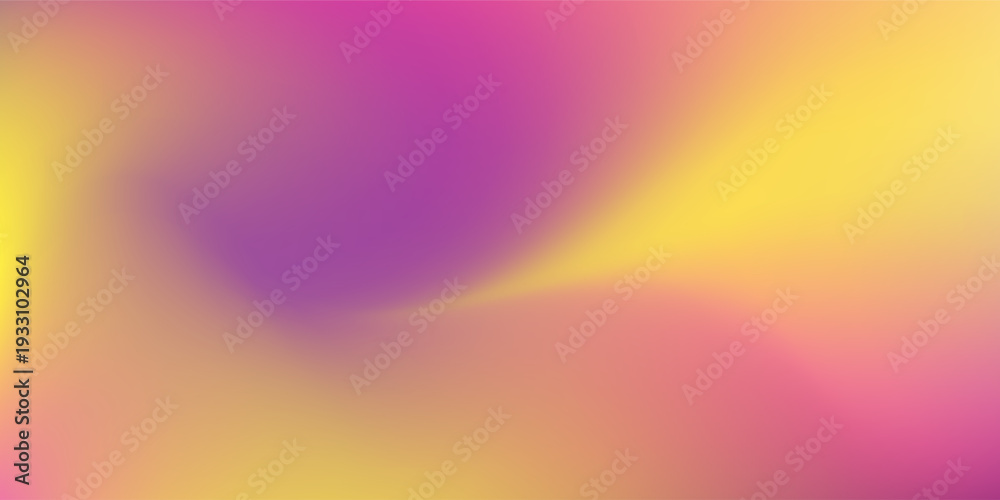 Obraz premium Modern simple abstract Blurred magenta purple yellow orange magenta purple background. Soft gradient backdrop with