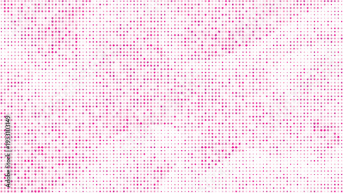 Dense pink starburst halftone abstract background, Pink starburst and dotted halftone pattern creative abstract texture