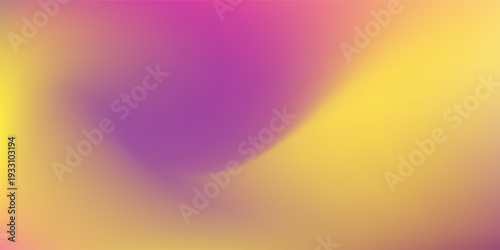 Modern abstract Blurred magenta purple yellow orange magenta purple background. Soft gradient backdrop with place for text. Vector illustration benar