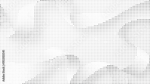 Black starburst halftone abstract texture background, Black starburst dotted halftone pattern on white backdrop
