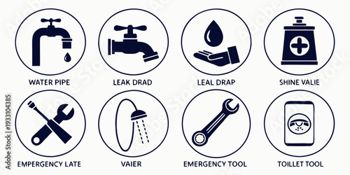 Assorted icons representing various activities and objects for a diverse range of tasks Vector