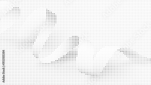 Black star halftone dots abstract shapes background, Black star dotted halftone abstract pattern on white background