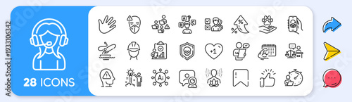 Opinion, Inspect and Hand line icons. Interest rate, AI generate, Inflation icons. Pack of Court judge, Fitness calendar, Pets care icon. Creative idea, Mental health, Yoga balance pictogram. Vector