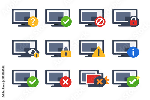 Privacy generation simple mode vector restricted picture permission secure resolved state icon