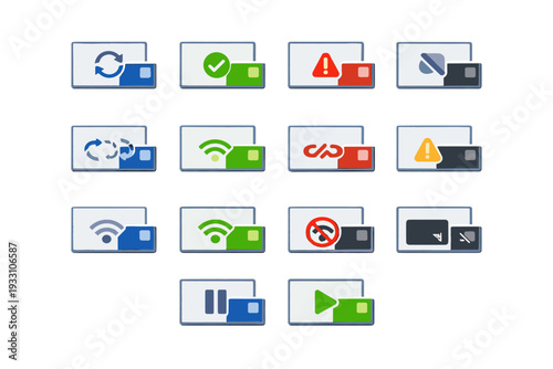 Network resumed offline picture image failed simple reconnecting success generation sync icon