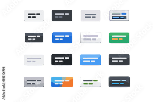 Image abstract captions generation minimal variant simple calm bold style vector theme