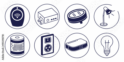 A collection of various vintage and modern kitchen appliances and tools. Vector