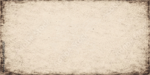 A blank antique parchment sheet with a stained grunge paper texture and aged brown vintage design creates a rough ancient canvas for a grungy retro wallpaper pattern