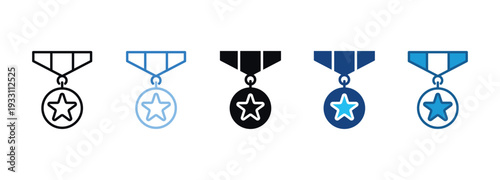 Honor Icon Set Multiple Style Of