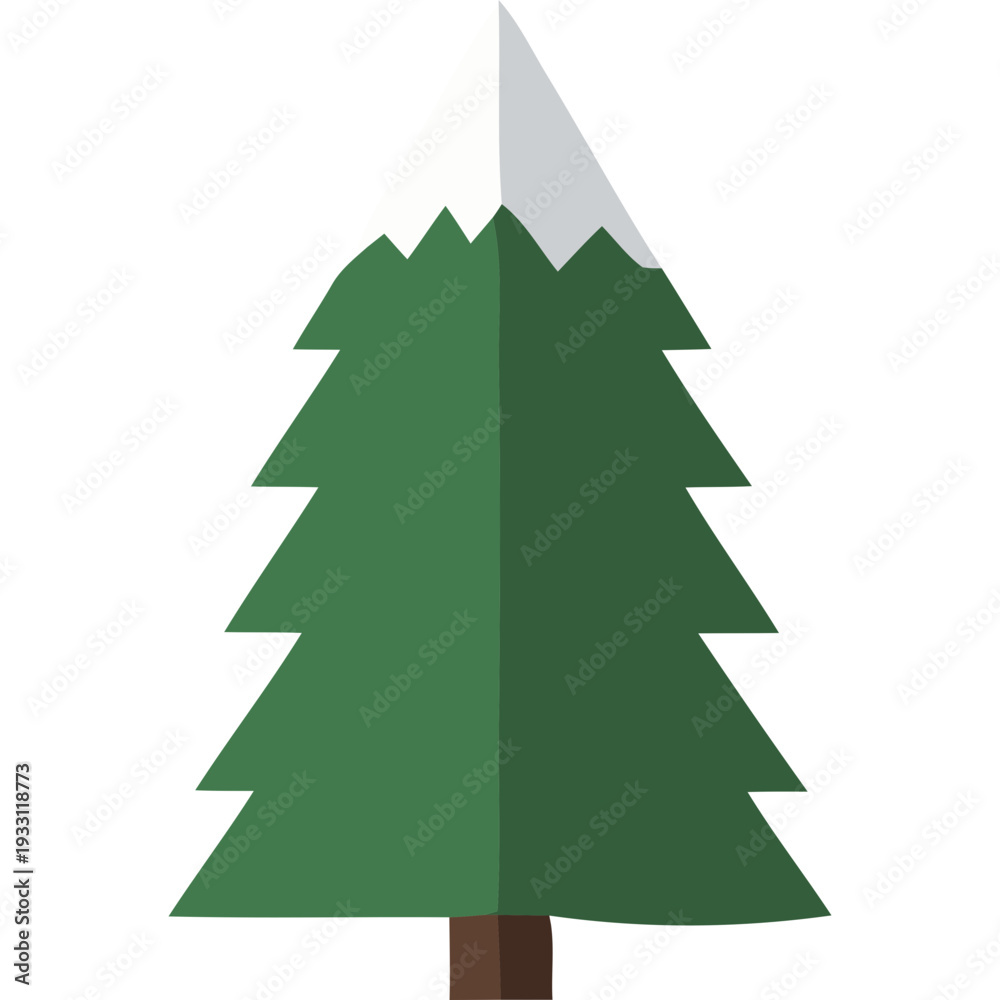 Obraz premium Green Pine Tree