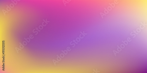 Abstract Blurred magenta purple yellow orange magenta purple background. Soft gradient backdrop with place for text. Vector illustration benar