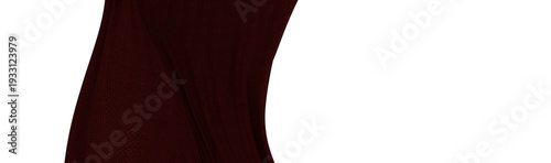 Close-up of a burgundy fabr...