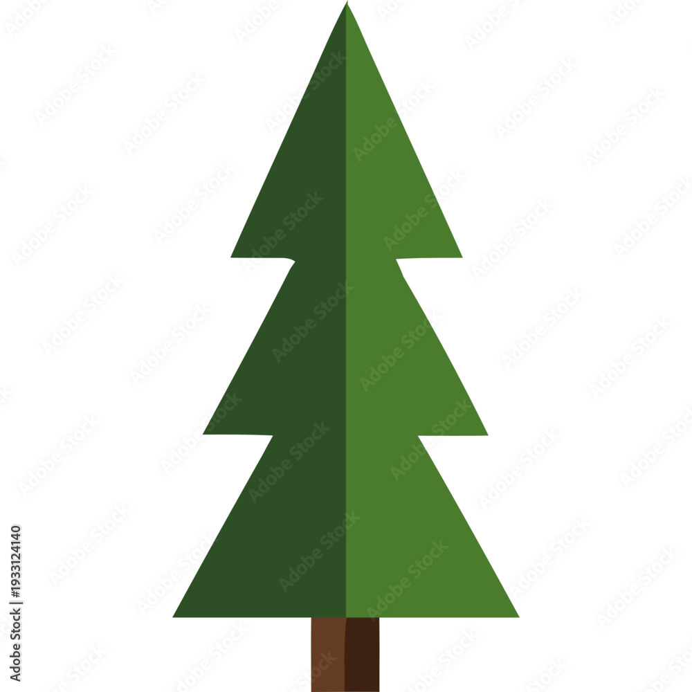 Obraz premium Green Pine Tree