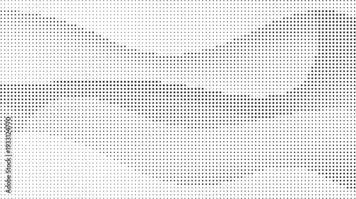 Black and white halftone pattern with star shapes forming a wave abstract background Keywords